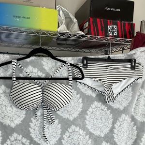 Striped Victoria’s Secret bikini